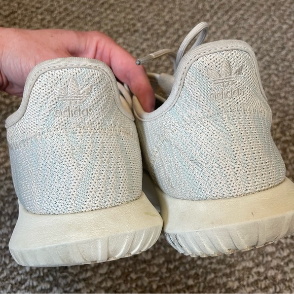 Adidas Tubular Shadow Ash Green Athletic White Shoes - Picture 7 of 10